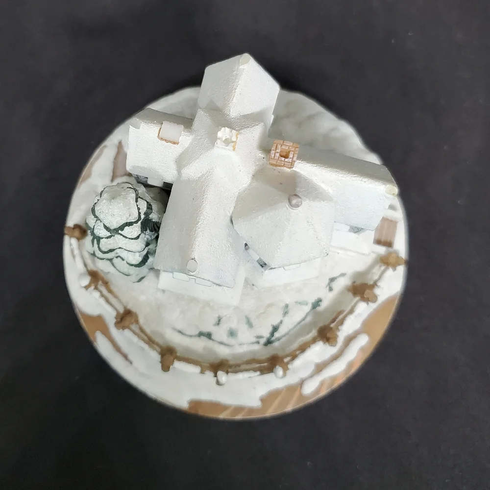 2002 Thomas Kinkade "Holiday Gathering" Candle Topper - Picture 5 of 6